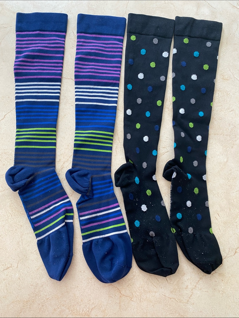 Nurse Mates Set of 2 Compression Stockings